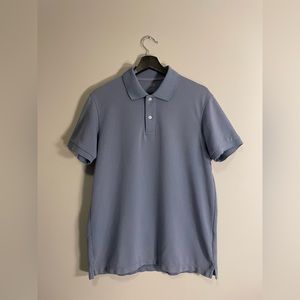 Uniqlo blue polo shirt